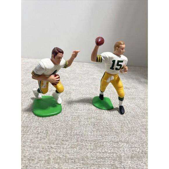 Starting Lineup Bart Starr Green And Favre Bay Packers Football NFL HOF MVP 1997 - Picture 1 of 9